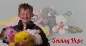 Incredible 12 Yr Old Has Sewn 100s of Teddy Bears for Sick Children