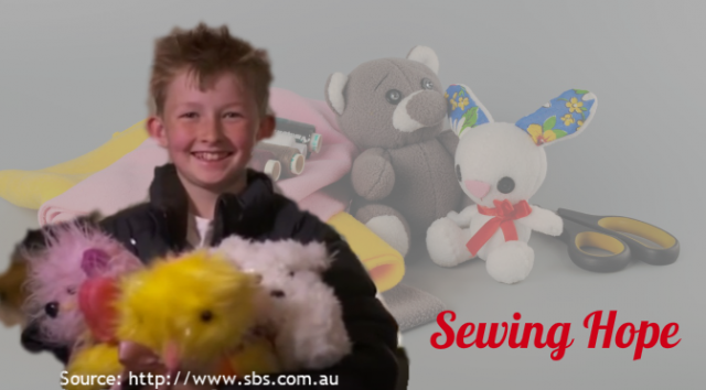 Incredible 12 Yr Old Has Sewn 100s of Teddy Bears for Sick Children