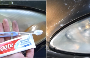 Restore Headlight with Toothpaste in 3 Minutes