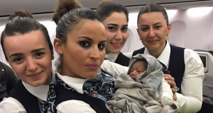 Baby Delivered on Turkish Airlines