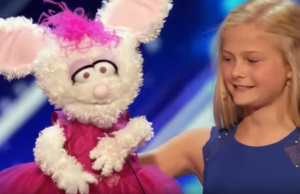 12 Year Old Girl Stuns Crowd with Singing Doll